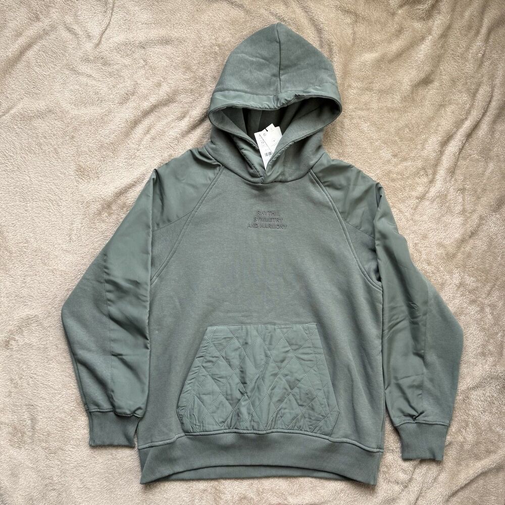 NWT Zara Boys Hoodie Size 13 Green